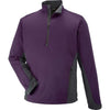 North End Men's Mulberry/Purple Performance Stretch Wind Shirt