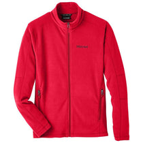 Marmot Men's Team Red Rocklin Fleece Full-Zip Jacket