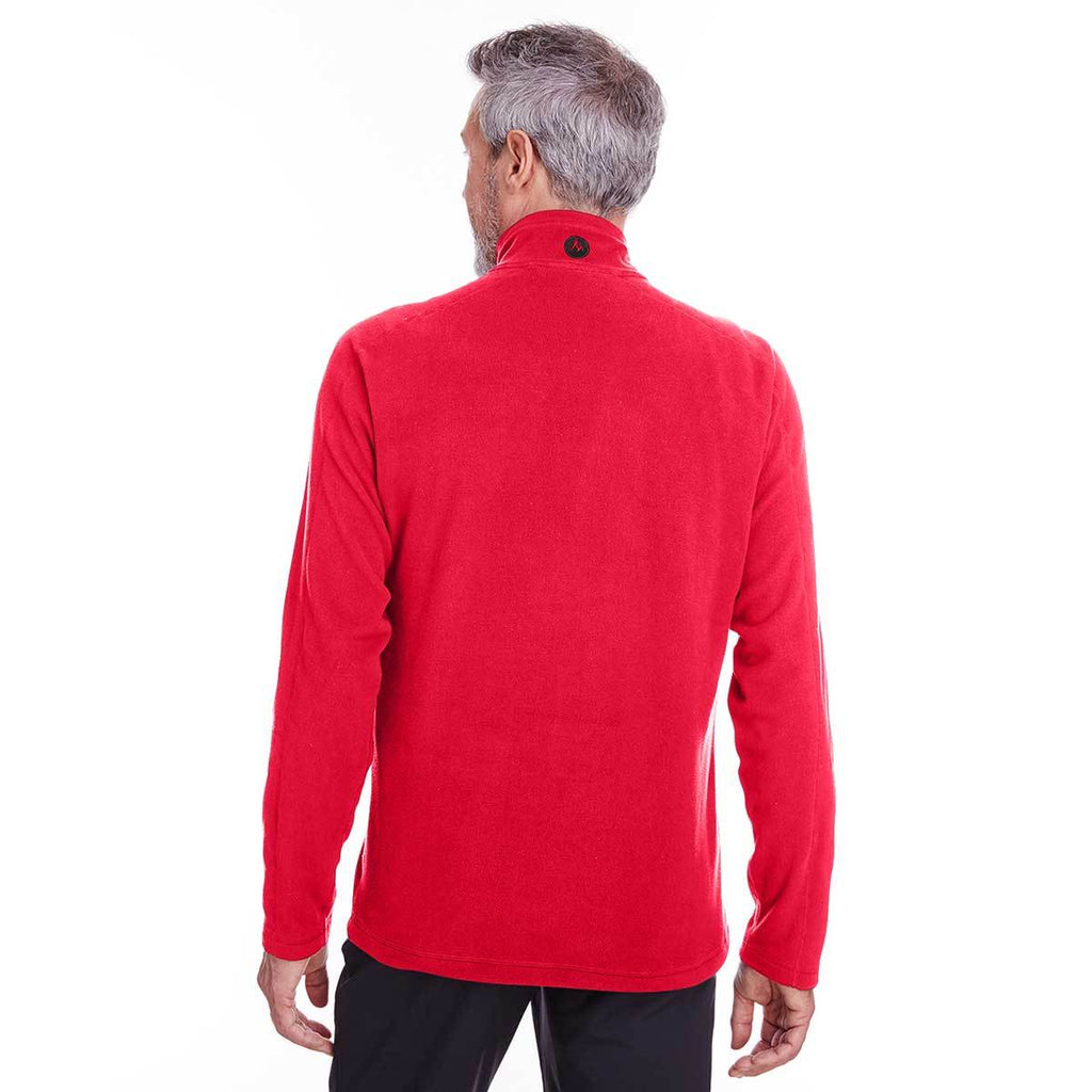 Marmot Men's Team Red Rocklin Fleece Half-Zip