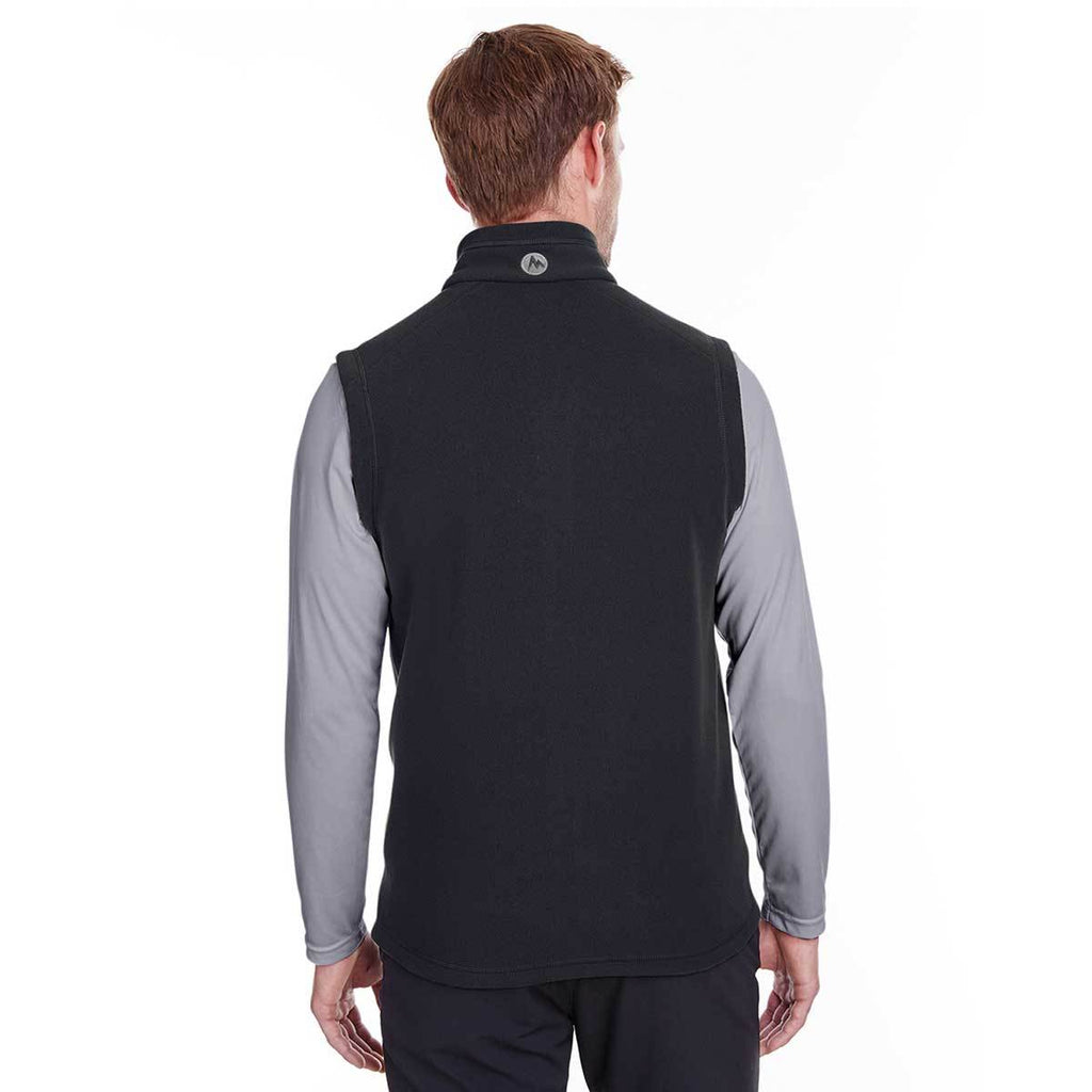 Marmot Men's Black Rocklin Fleece Vest
