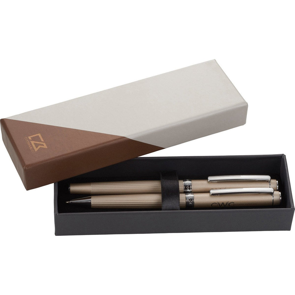Cutter & Buck Gold Bainbridge Pen Set