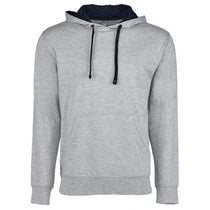 Next Level Unisex Heather Gray/Midnight Navy French Terry Pullover Hoodie