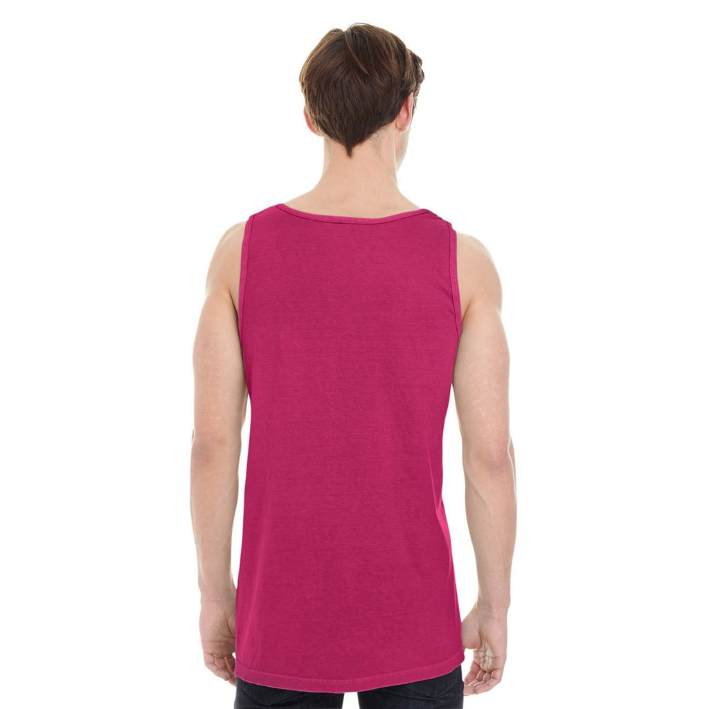 Comfort Colors Men's Crimson 6.1 oz. Pocket Tank