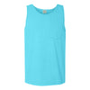 Comfort Colors Men's Lagoon Blue 6.1 oz. Pocket Tank