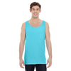 Comfort Colors Men's Lagoon Blue 6.1 oz. Pocket Tank