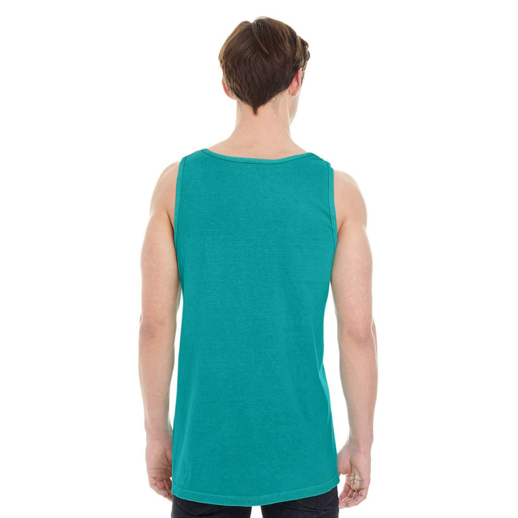 Comfort Colors Men's Seafoam 6.1 oz. Pocket Tank