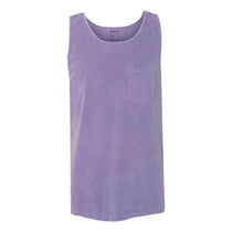 Comfort Colors Men's Violet 6.1 oz. Pocket Tank