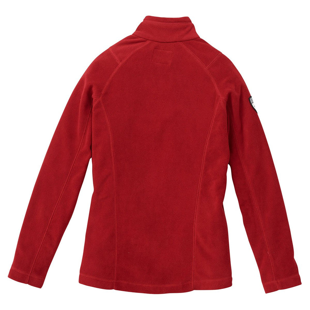 Roots73 Women's Dark Red Deerlake Microfleece Jacket