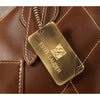 Cutter & Buck Brown Bainbridge Quilted Leather Tote