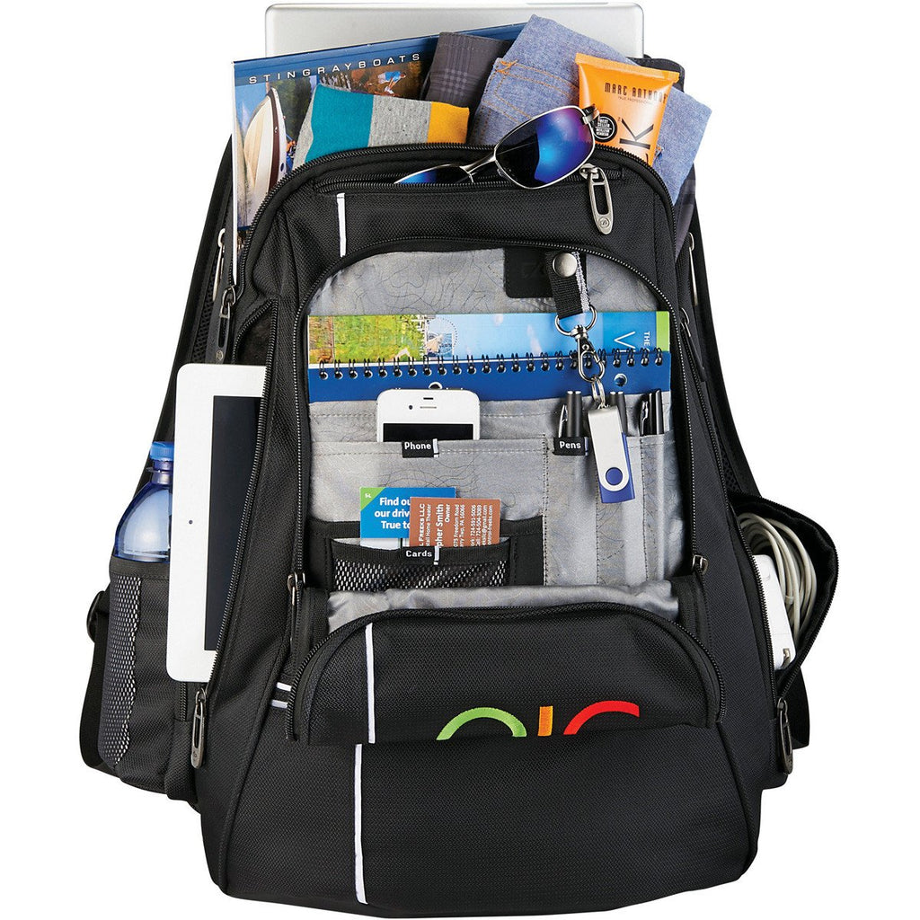 Cutter & Buck Black Tour TSA 17" Computer Backpack