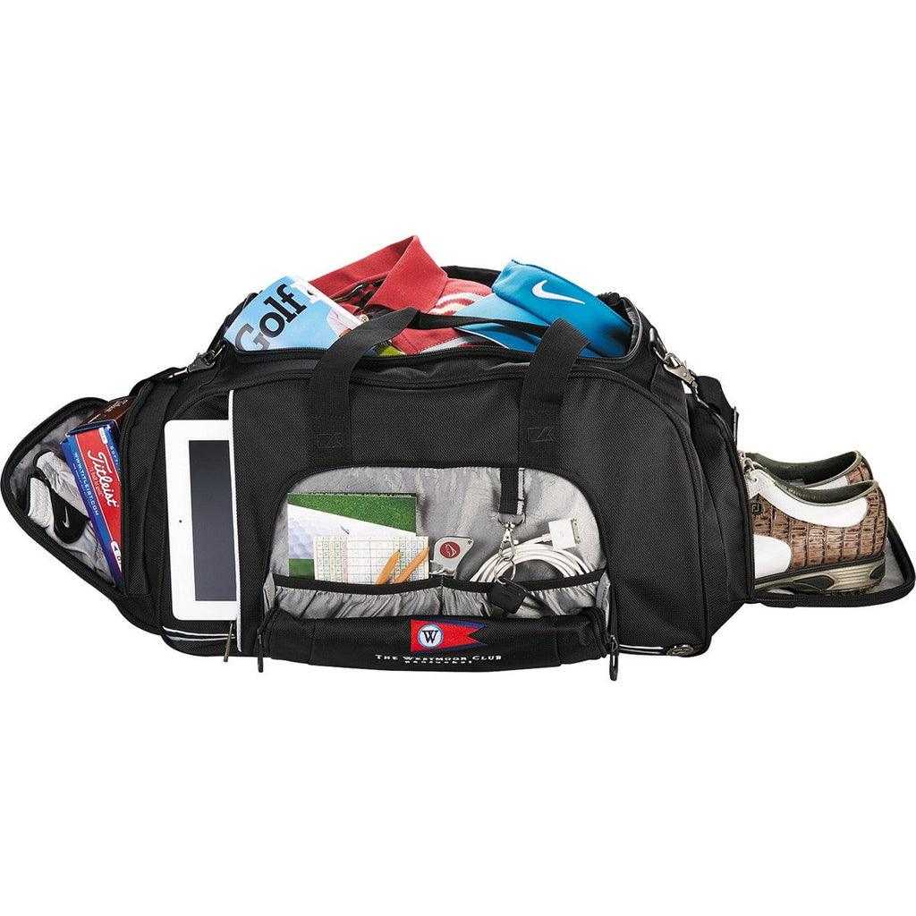Cutter & Buck Black Tour 22" Deluxe Duffel Bag