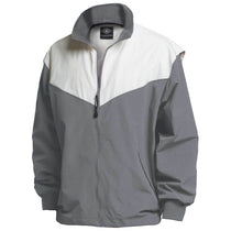 Charles River Men's Grey/White Championship Jacket