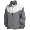 Charles River Men's Grey/White Championship Jacket