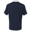 Adidas Golf Men's Navy/Stone/White Climacool Performance Colorblock Sport Shirt