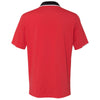 Adidas Golf Men's Ray Red/Black/White Climacool Performance Colorblock Sport Shirt