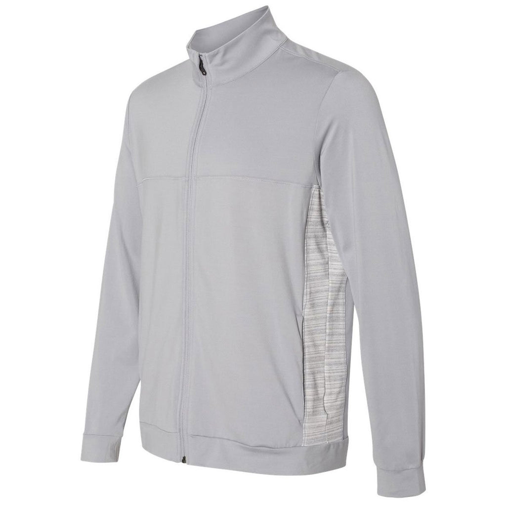 Adidas Golf Men's Mid Grey Rangewear Full-Zip Jacket
