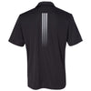 Adidas Golf Men's Black Gradient 3-Stripes Sport Shirt