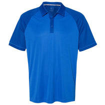 Adidas Golf Men's Collegiate Royal/Blue Climacool Jacquard Raglan Polo