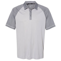 Adidas Golf Men's Grey Two/Grey Three Climacool Jacquard Raglan Polo