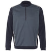 Adidas Golf Men's Navy Quarter-Zip Birdseye Fleece Pullover