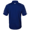 Adidas Golf Men's Collegiate Royal/White Climalite 3-Stripes Cuff Sport Shirt
