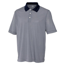 Cutter & Buck Men's Navy Blue/White Tall DryTec Trevor Stripe Polo
