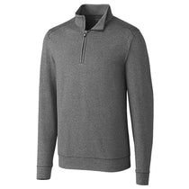 Cutter & Buck Men's Charcoal Heather Tall Shoreline Half-Zip