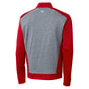 Cutter & Buck Men's Cardinal Red Tall DryTec Replay Half-Zip