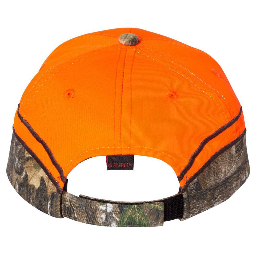 Outdoor Cap Blaze/Realtree Edge Blaze Cap With Camo Trim