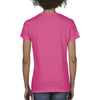 Comfort Colors Women's Neon Pink Midweight RS V-Neck T-Shirt
