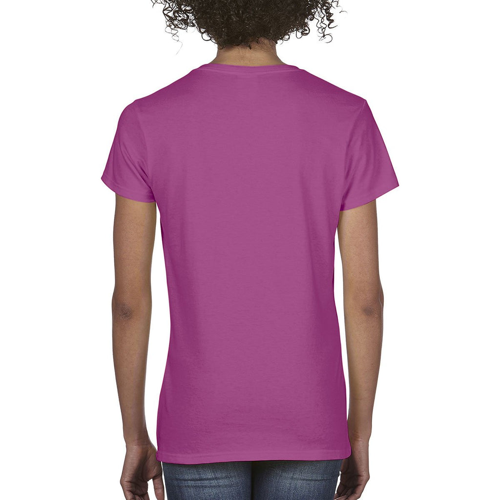Comfort Colors Women's Raspberry Midweight RS V-Neck T-Shirt