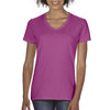 Comfort Colors Women's Raspberry Midweight RS V-Neck T-Shirt