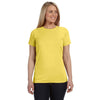 Comfort Colors Women's Neon Yellow 4.8 Oz. Fitted T-Shirt