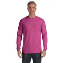 Comfort Colors Men's Peony 6.1 Oz. Long-Sleeve Pocket T-Shirt