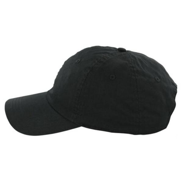 AHEAD Black Lightweight Cotton Solid Cap
