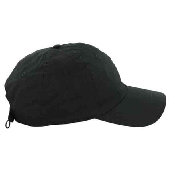 AHEAD Black Lightweight Cotton Solid Cap