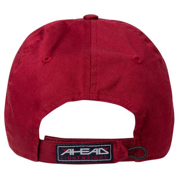 AHEAD Crimson Lightweight Cotton Solid Cap