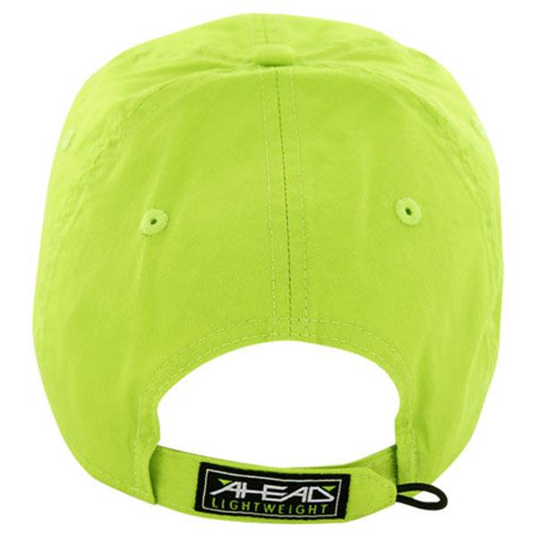 AHEAD Lime Lightweight Cotton Solid Cap