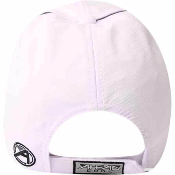 AHEAD Textured White/Grey Poly Active Sport Cap