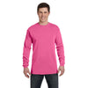 Comfort Colors Men's Neon Pink 6.1 Oz. Long-Sleeve T-Shirt