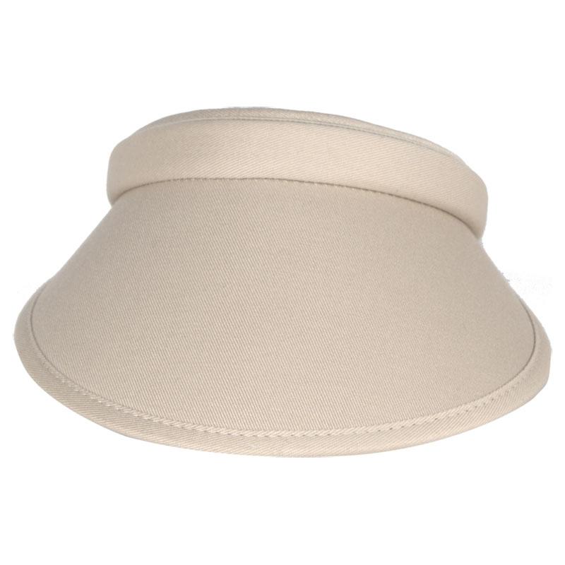 Kate Lord Bone Clip-On-Solid Visor