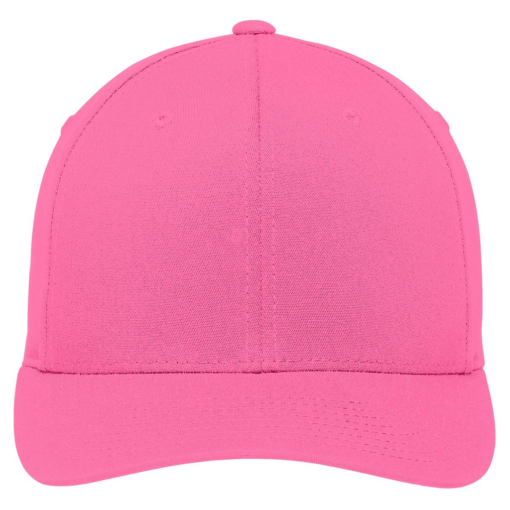 Port Authority Charity Pink Flexfit Cotton Twill Cap