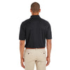 Core 365 Men's Black Pilot Textured Ottoman Polo