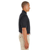 Core 365 Men's Black Pilot Textured Ottoman Polo