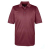 Core 365 Men's Burgundy Pilot Textured Ottoman Polo