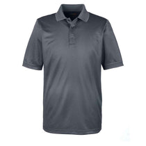 Core 365 Men's Carbon Pilot Textured Ottoman Polo