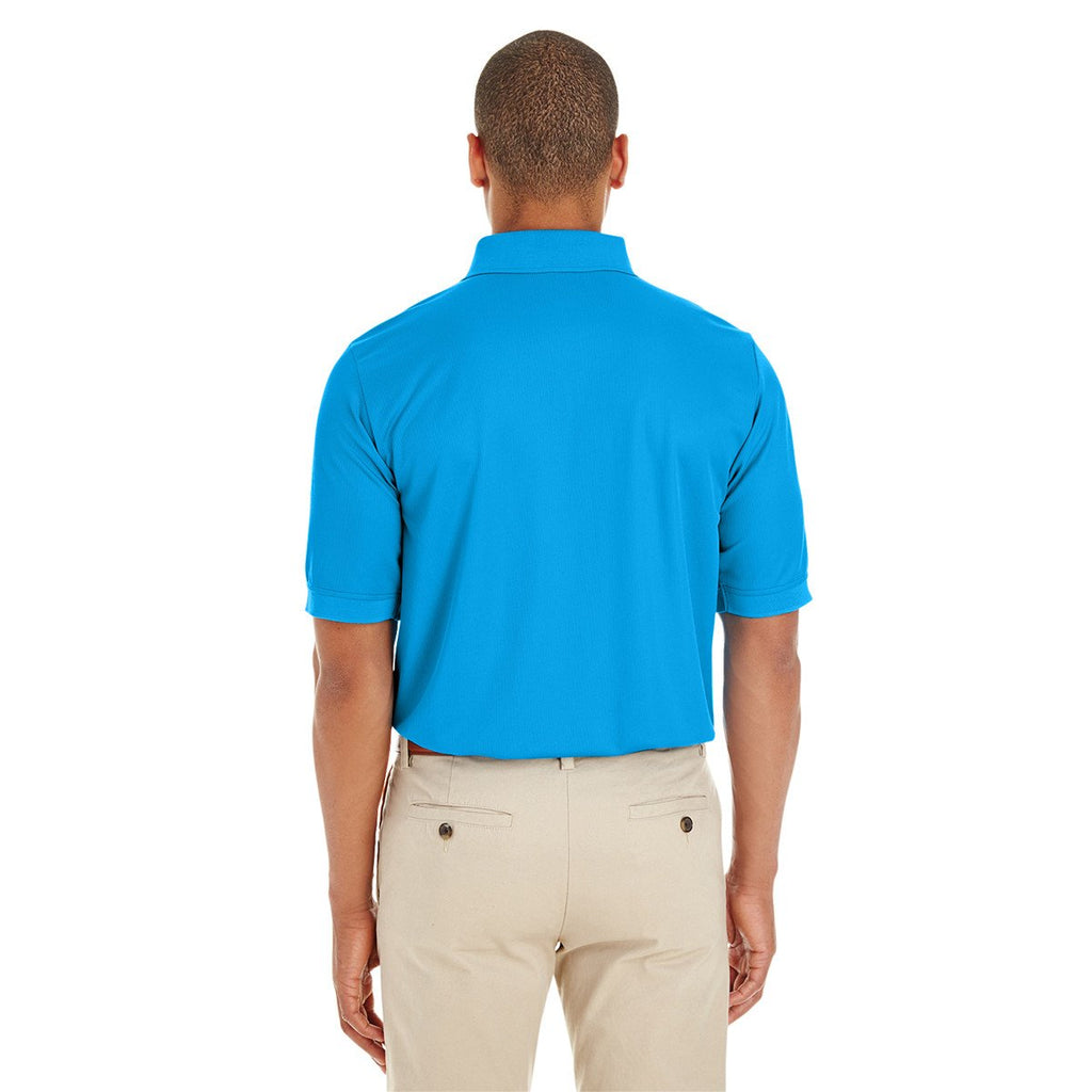 Core 365 Men's Electric Blue Pilot Textured Ottoman Polo