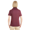 Core 365 Women's Burgundy Pilot Textured Ottoman Polo