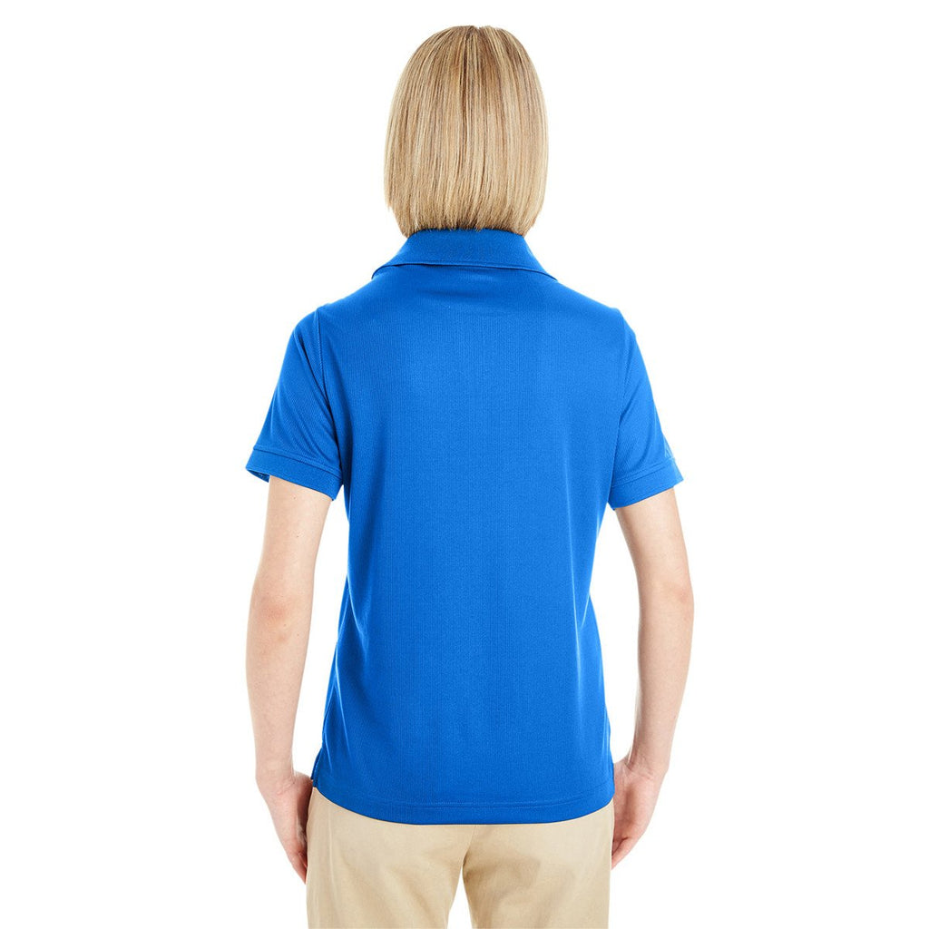 Core 365 Women's True Royal Pilot Textured Ottoman Polo