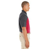 Core 365 Men's Classic Red/Carbon Balance Colorblock Performance Pique Polo